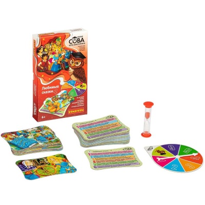 Настольная игра-викторина Умная Сова Любимые сказки 4 Bondibon ВВ4840